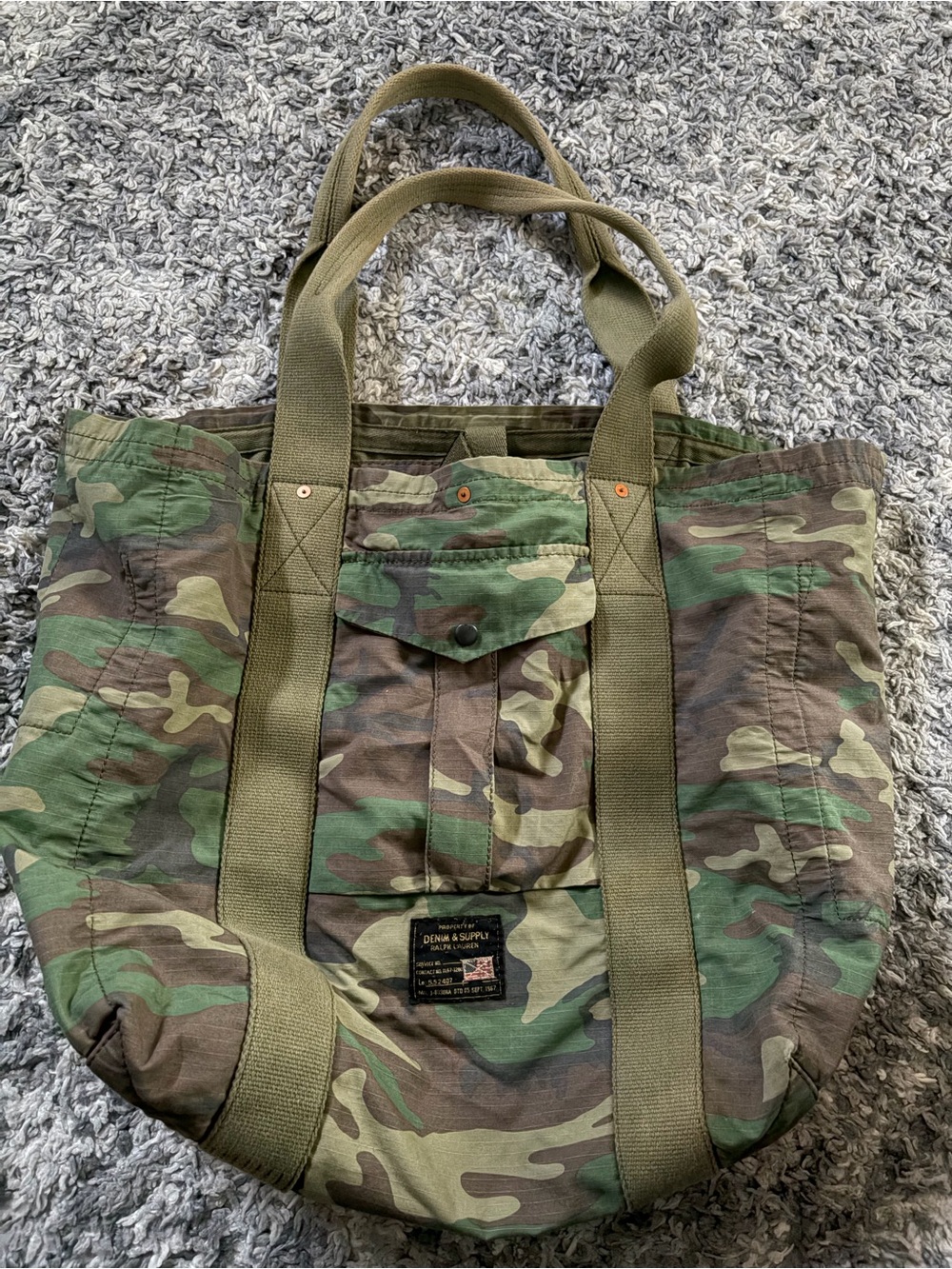 Denim & Supply Ralph Lauren Camo Tote Bag